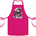 To Valhalla Viking Warrior Odin Cotton Apron 100% Organic Pink
