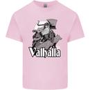 To Valhalla Viking Warrior Odin Kids T-Shirt Childrens Light Pink