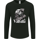 To Valhalla Viking Warrior Odin Mens Long Sleeve T-Shirt Black