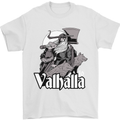 To Valhalla Viking Warrior Odin Mens T-Shirt 100% Cotton White