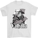 To Valhalla Viking Warrior Odin Mens T-Shirt 100% Cotton White