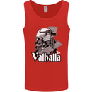 To Valhalla Viking Warrior Odin Mens Vest Tank Top Red