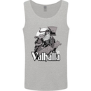 To Valhalla Viking Warrior Odin Mens Vest Tank Top Sports Grey