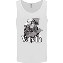 To Valhalla Viking Warrior Odin Mens Vest Tank Top White