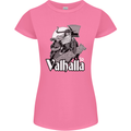 To Valhalla Viking Warrior Odin Womens Petite Cut T-Shirt Azalea