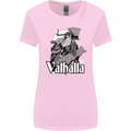 To Valhalla Viking Warrior Odin Womens Wider Cut T-Shirt Light Pink