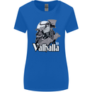 To Valhalla Viking Warrior Odin Womens Wider Cut T-Shirt Royal Blue