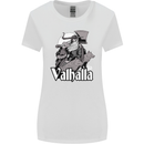 To Valhalla Viking Warrior Odin Womens Wider Cut T-Shirt White