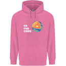 To the Core Climate Change ECG Heart Pulse Childrens Kids Hoodie Azalea