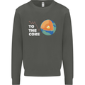 To the Core Climate Change ECG Heart Pulse Kids Sweatshirt Jumper Storm Grey
