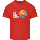 To the Core Climate Change ECG Heart Pulse Kids T-Shirt Childrens Red