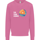 To the Core Climate Change ECG Heart Pulse Mens Sweatshirt Jumper Azalea