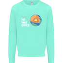 To the Core Climate Change ECG Heart Pulse Mens Sweatshirt Jumper Peppermint