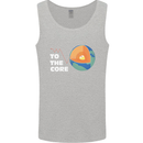 To the Core Climate Change ECG Heart Pulse Mens Vest Tank Top Sports Grey