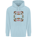 To the Woods Nature Outdoors Childrens Kids Hoodie Light Blue