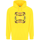 To the Woods Nature Outdoors Childrens Kids Hoodie Yellow
