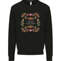 To the Woods Nature Outdoors Kids Sweatshirt Jumper Black