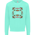 To the Woods Nature Outdoors Kids Sweatshirt Jumper Peppermint