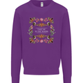 To the Woods Nature Outdoors Kids Sweatshirt Jumper Purple