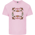 To the Woods Nature Outdoors Kids T-Shirt Childrens Light Pink