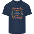 To the Woods Nature Outdoors Kids T-Shirt Childrens Navy Blue