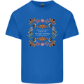 To the Woods Nature Outdoors Kids T-Shirt Childrens Royal Blue