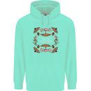 To the Woods Nature Outdoors Mens 80% Cotton Hoodie Peppermint
