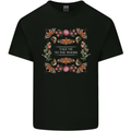 To the Woods Nature Outdoors Mens Cotton T-Shirt Tee Top Black