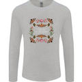 To the Woods Nature Outdoors Mens Long Sleeve T-Shirt Sports Grey