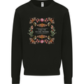 To the Woods Nature Outdoors Mens Sweatshirt Jumper Black