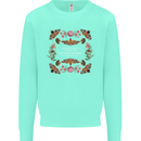 To the Woods Nature Outdoors Mens Sweatshirt Jumper Peppermint