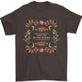 To the Woods Nature Outdoors Mens T-Shirt 100% Cotton Dark Chocolate