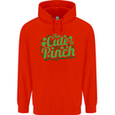 Too Cute to Pinch St. Patrick's Day Childrens Kids Hoodie Bright Red