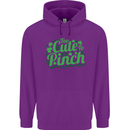 Too Cute to Pinch St. Patrick's Day Childrens Kids Hoodie Purple