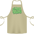 Too Cute to Pinch St. Patrick's Day Cotton Apron 100% Organic Khaki