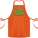 Too Cute to Pinch St. Patrick's Day Cotton Apron 100% Organic Orange