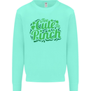 Too Cute to Pinch St. Patrick's Day Kids Sweatshirt Jumper Peppermint