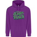 Too Cute to Pinch St. Patrick's Day Mens 80% Cotton Hoodie Purple