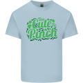 Too Cute to Pinch St. Patrick's Day Mens Cotton T-Shirt Tee Top Light Blue