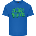 Too Cute to Pinch St. Patrick's Day Mens Cotton T-Shirt Tee Top Royal Blue