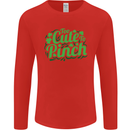 Too Cute to Pinch St. Patrick's Day Mens Long Sleeve T-Shirt Red