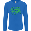 Too Cute to Pinch St. Patrick's Day Mens Long Sleeve T-Shirt Royal Blue