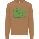 Too Cute to Pinch St. Patrick's Day Mens Sweatshirt Jumper Caramel Latte