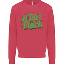 Too Cute to Pinch St. Patrick's Day Mens Sweatshirt Jumper Heliconia