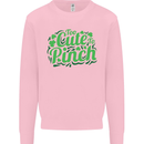 Too Cute to Pinch St. Patrick's Day Mens Sweatshirt Jumper Light Pink