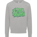 Too Cute to Pinch St. Patrick's Day Mens Sweatshirt Jumper Sports Grey