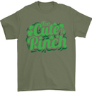 Too Cute to Pinch St. Patrick's Day Mens T-Shirt Cotton Gildan Military Green
