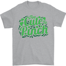 Too Cute to Pinch St. Patrick's Day Mens T-Shirt Cotton Gildan Sports Grey