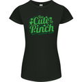 Too Cute to Pinch St. Patrick's Day Womens Petite Cut T-Shirt Black
