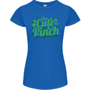 Too Cute to Pinch St. Patrick's Day Womens Petite Cut T-Shirt Royal Blue
